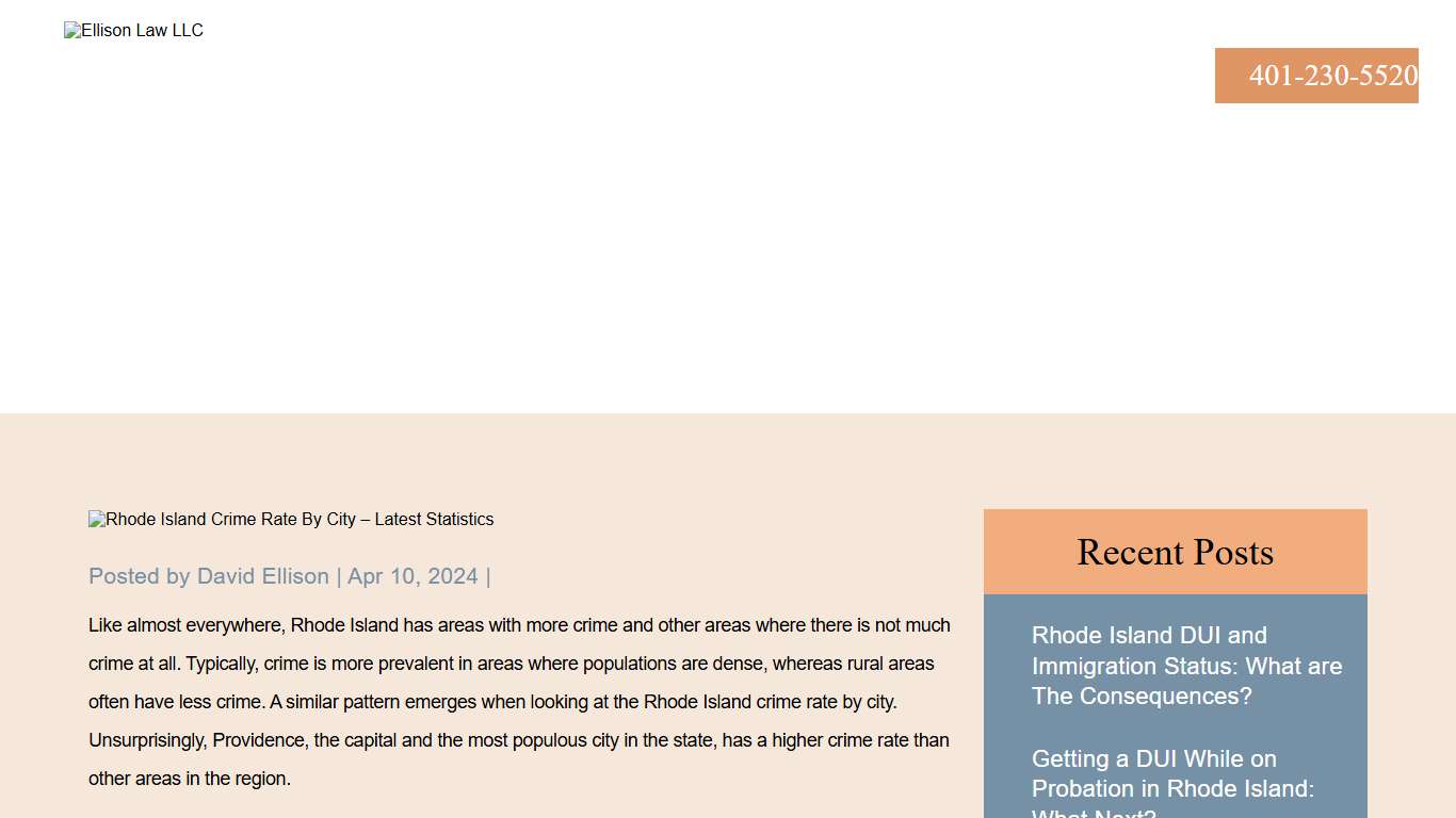 Rhode Island Crime Rate By City 2026 - Latest Statistics