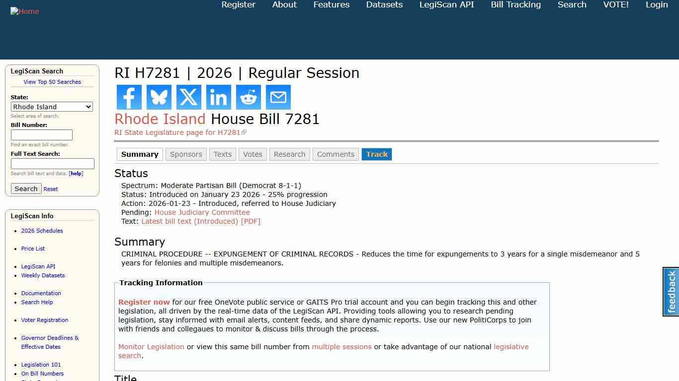 RI H7281 2026 Regular Session LegiScan